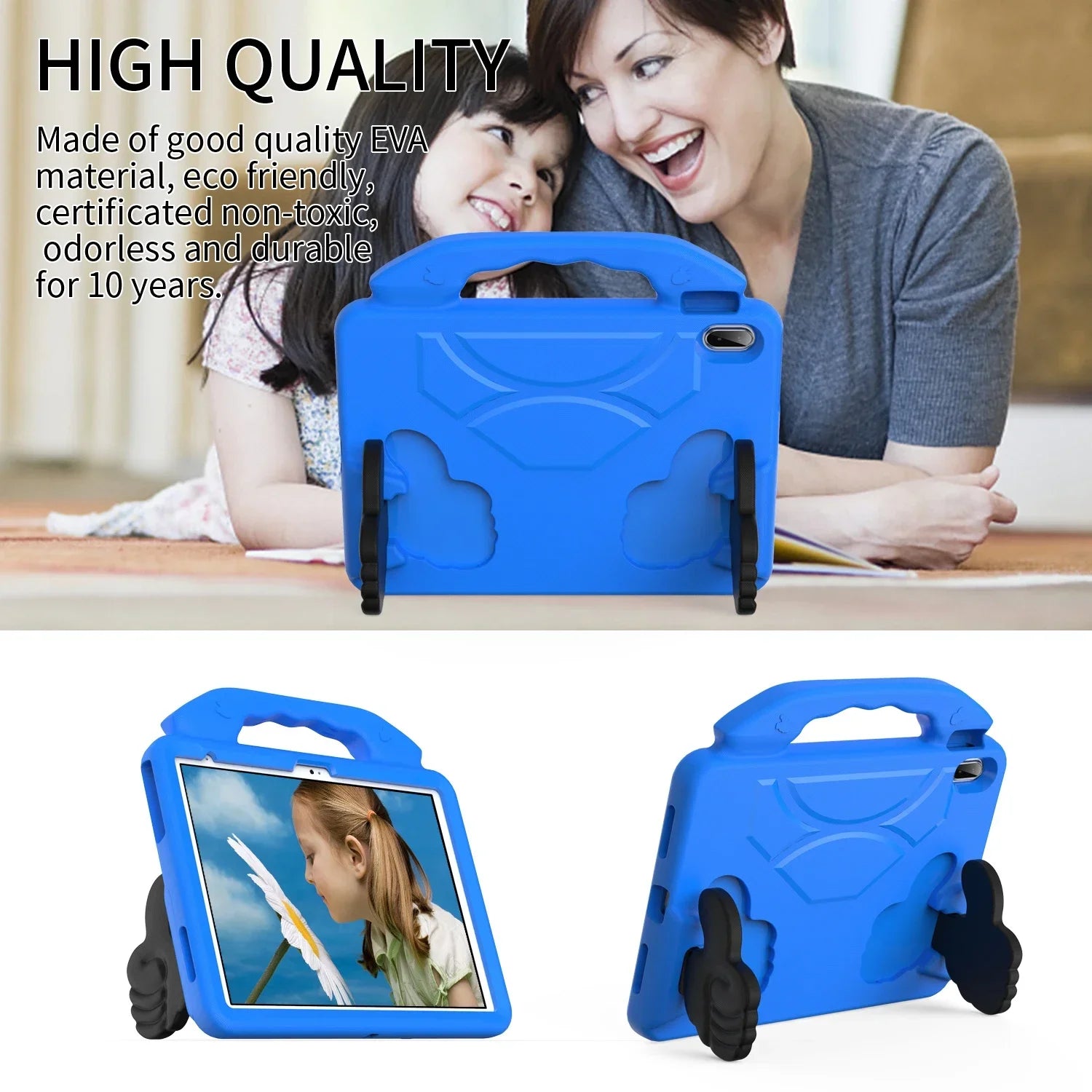 Thumbs Up Shockproof and Protective iPad Case for Kids