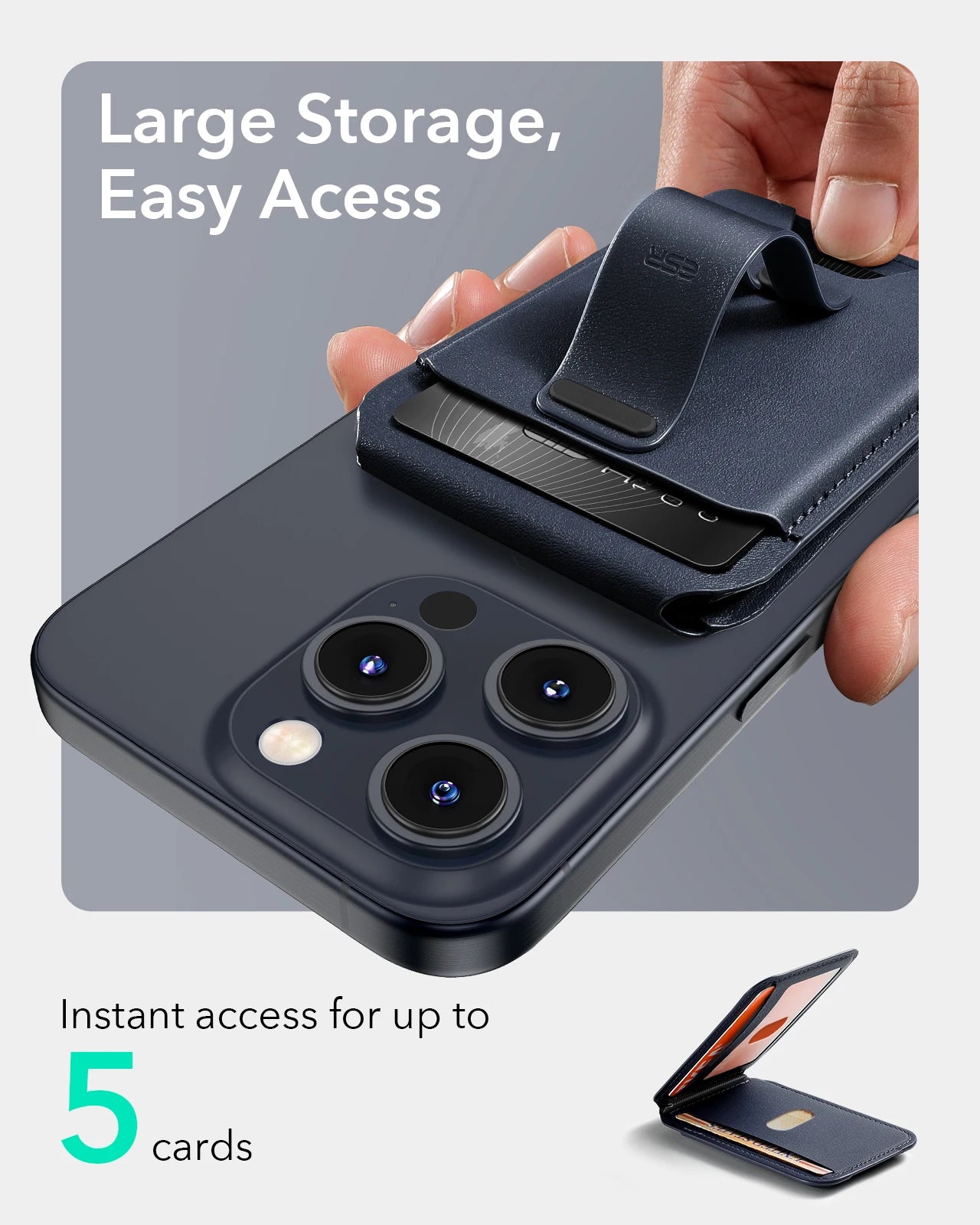 ESR MagSafe® Wallet and Stand for Apple iPhone