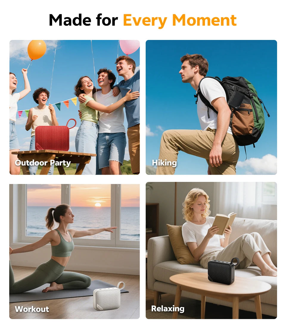 QCY SP2 Portable Mini Bluetooth Wireless Speaker