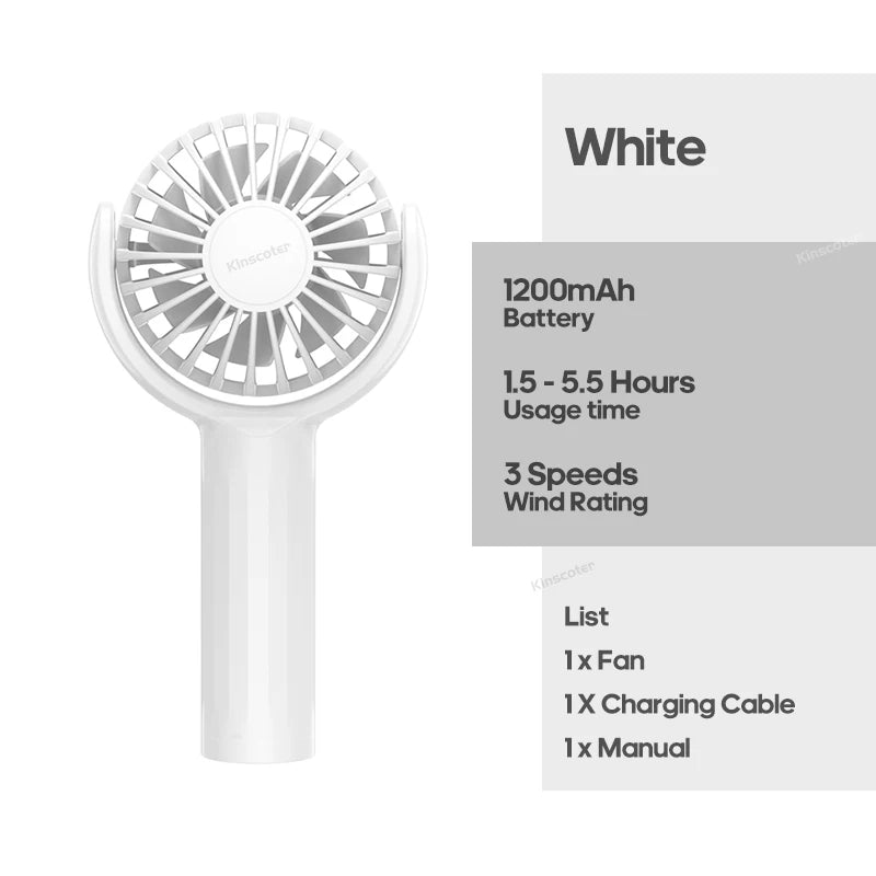 KINSCOTER DQ251 Portable Mini Handheld Fan