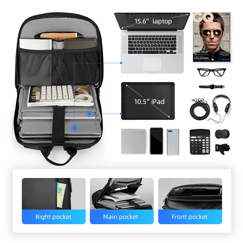 MARK RYDEN MR9813 Thin Business Travel Backpack