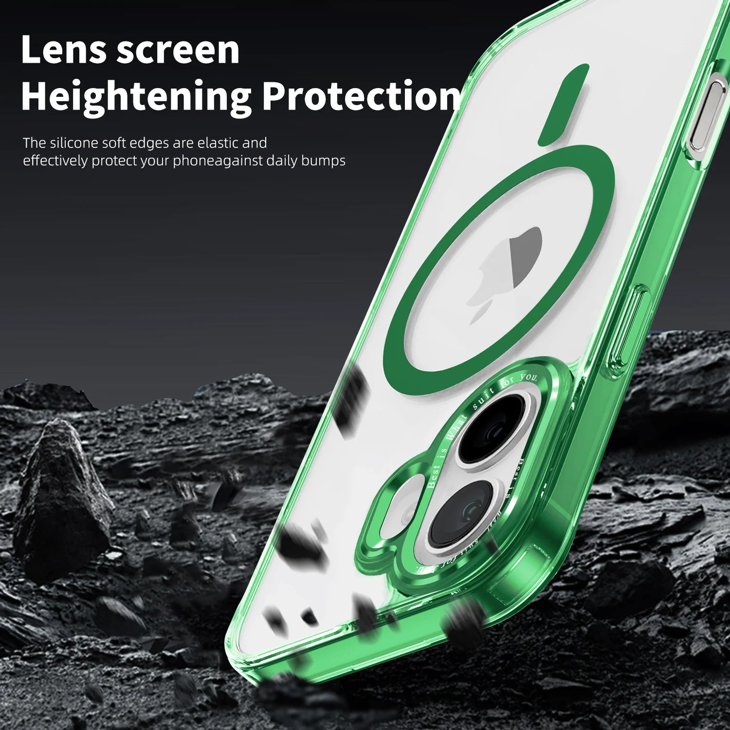 Translucent Magnetic Matte Case for Apple iPhone