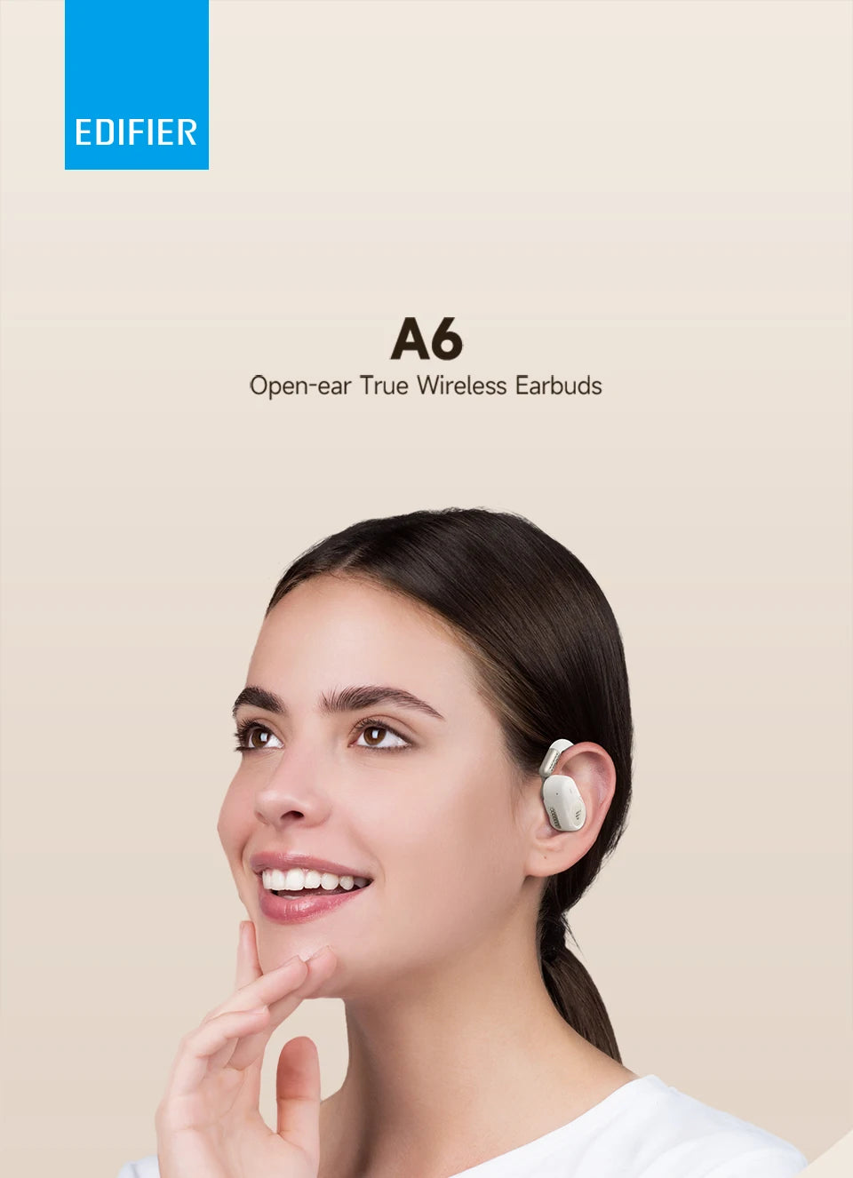 EDIFIER A6 TWS Bluetooth Wireless Open-Ear Earphones