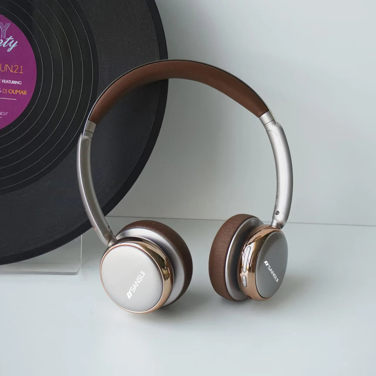 SANSUI DT11 ANC Retro Bluetooth Wireless Headphones