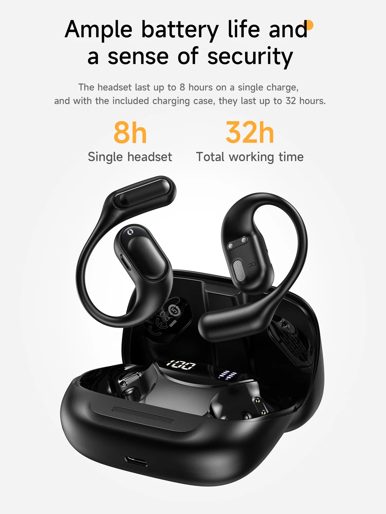 HOCO EA11 Honey Bluetooth Wireless Open Ear Headphones