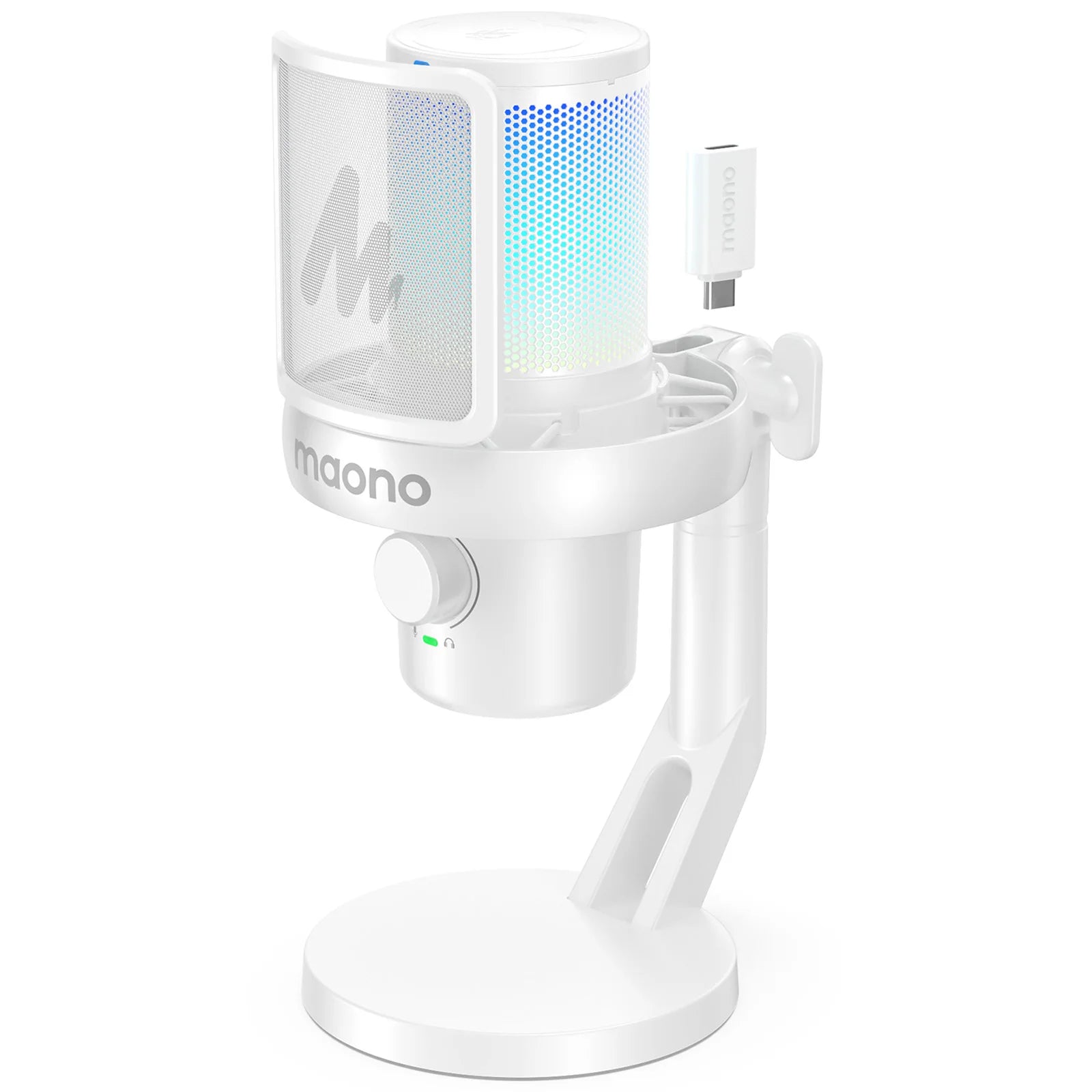 MAONO DM40 USB Streaming Microphone with AI Voice Changer