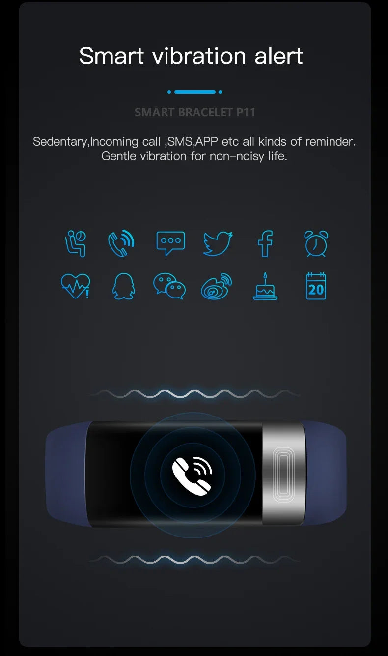 EFFEOKKI P11 Plus Smart Fitness Tracker