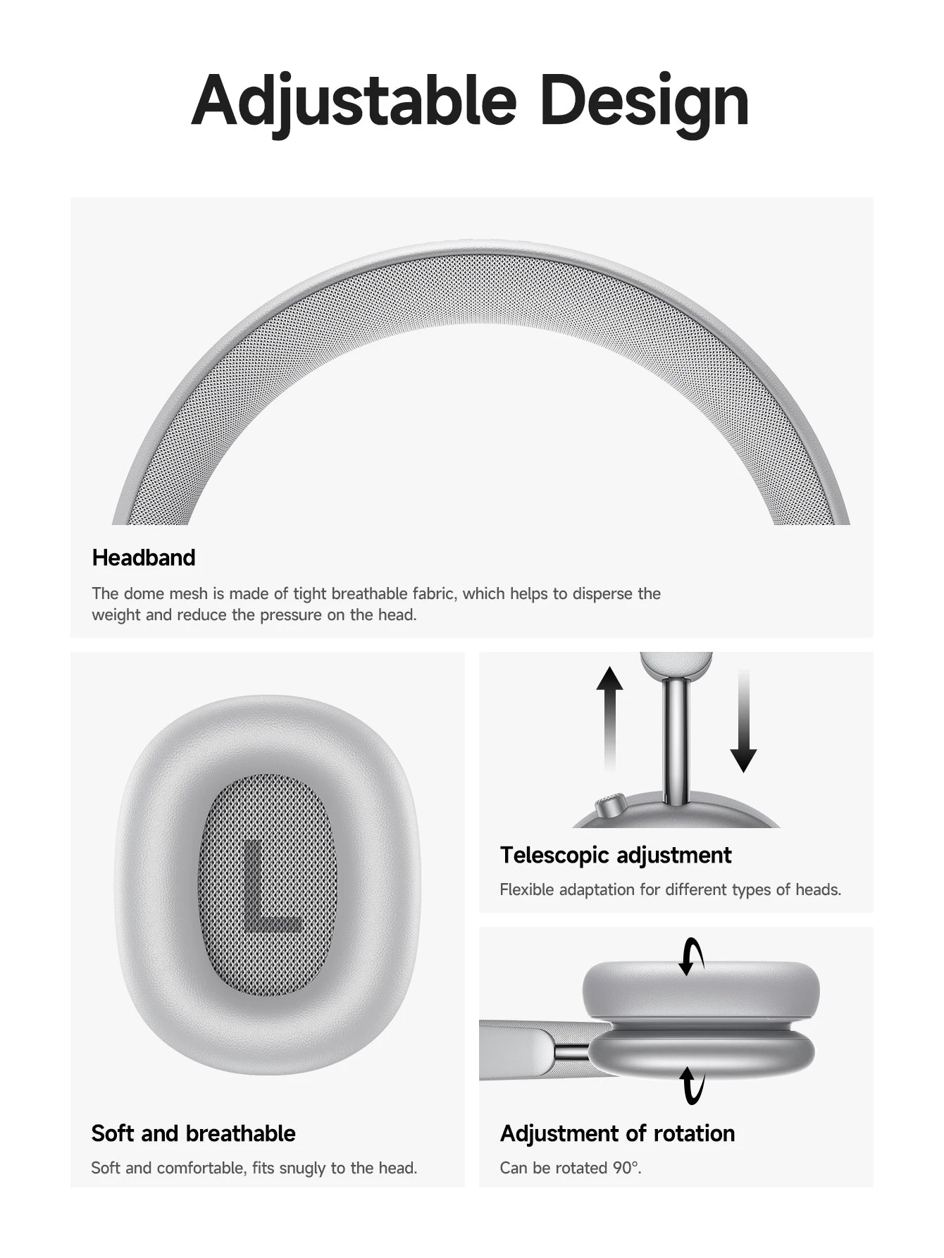 HOCO W63 Noise Cancelling Bluetooth Wireless Headphones