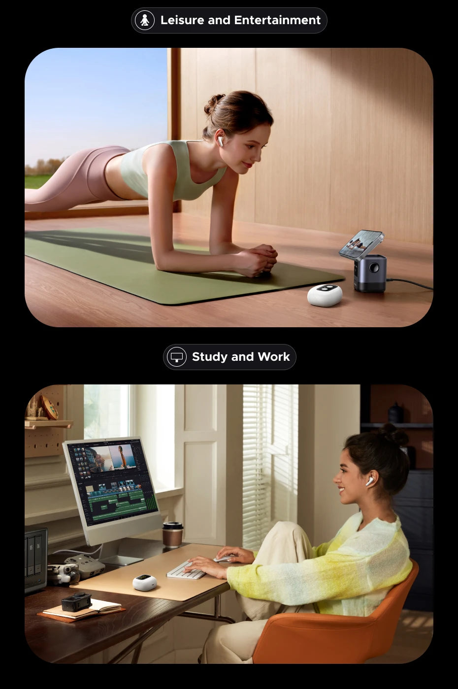 UGREEN LightBuds Magic Noice Cancelling Bluetooth Wireless Earphones