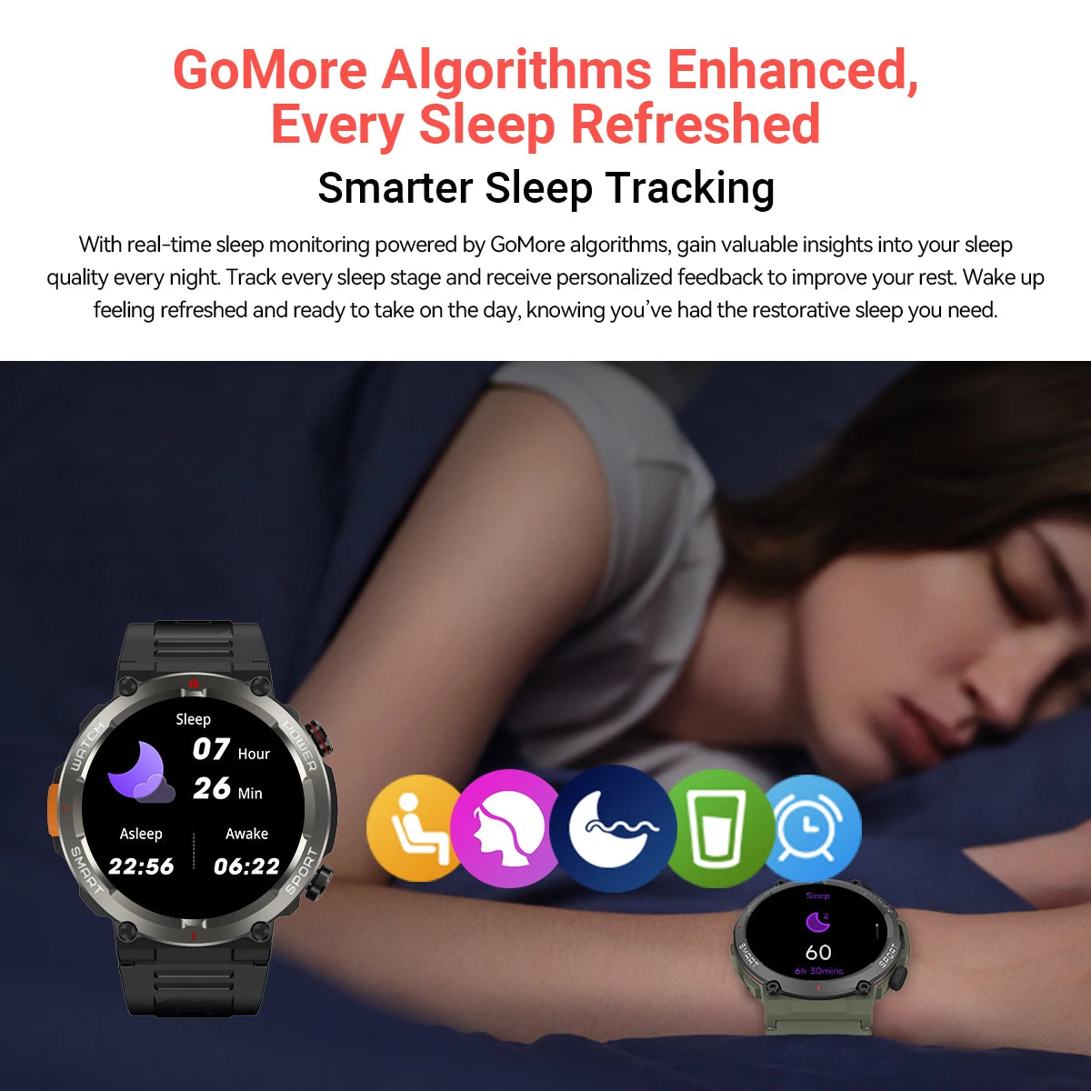 BLACKVIEW W50 Pro 1.45" Tactical Smart Watch