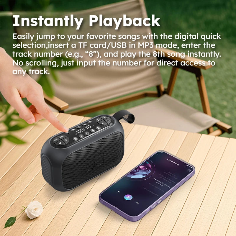 MONSTER M6 Portable Bluetooth Wireless Speaker