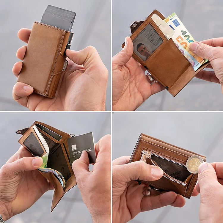 men's slim rfid blocking wallet