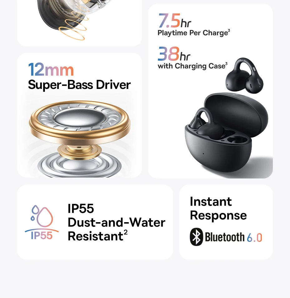 BASEUS BC1 Bluetooth Wireless Open-Ear Earphones