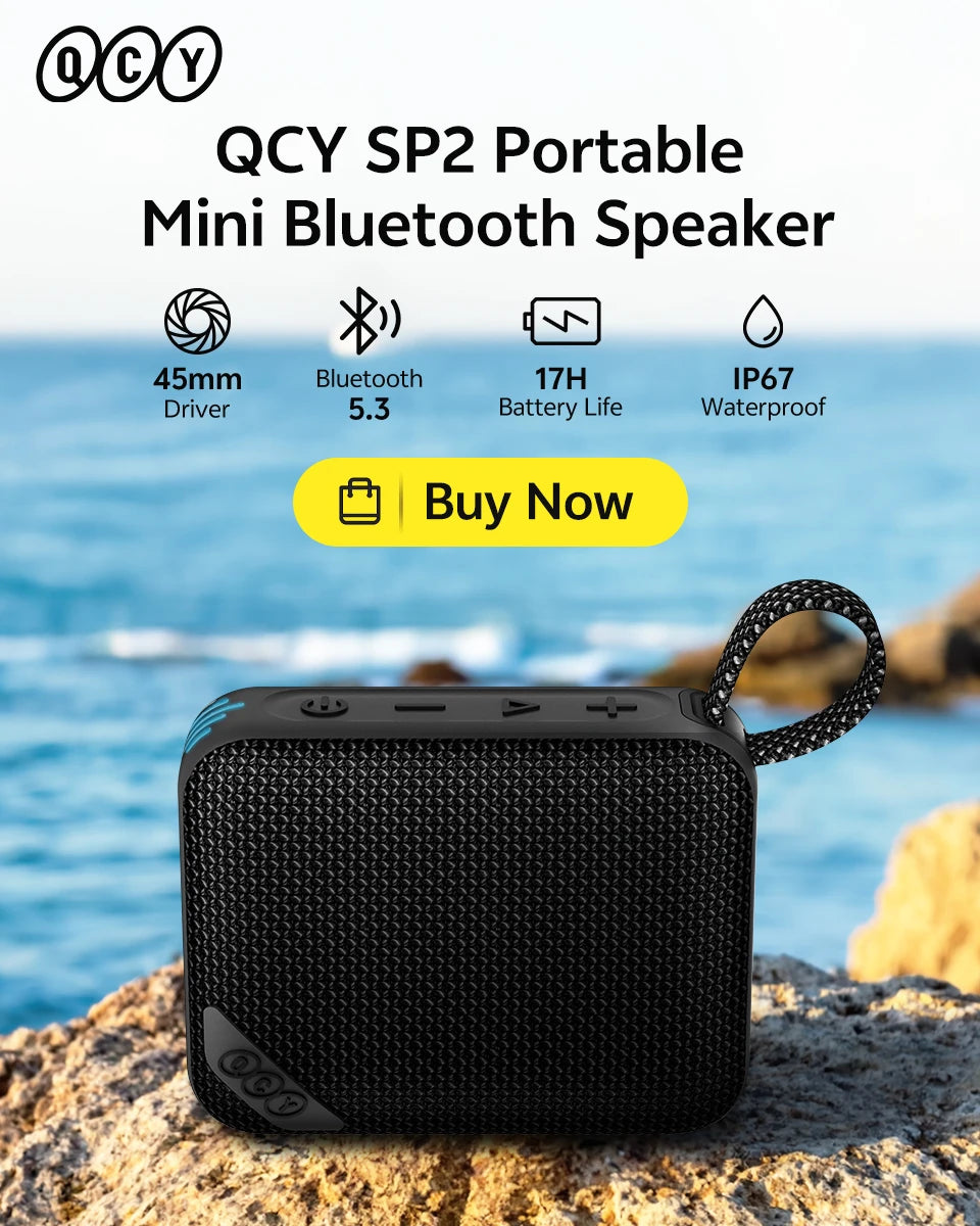 QCY SP2 Portable Mini Bluetooth Wireless Speaker