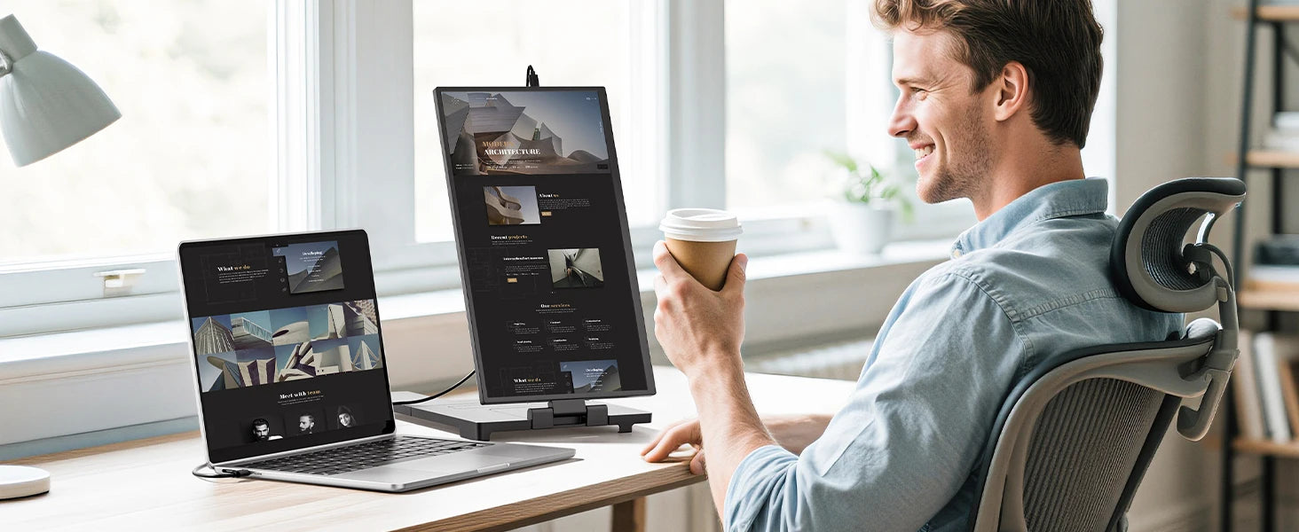 DOPESPLAY Full HD 15.6" IPS Portable Monitor and Laptop Screen Extender