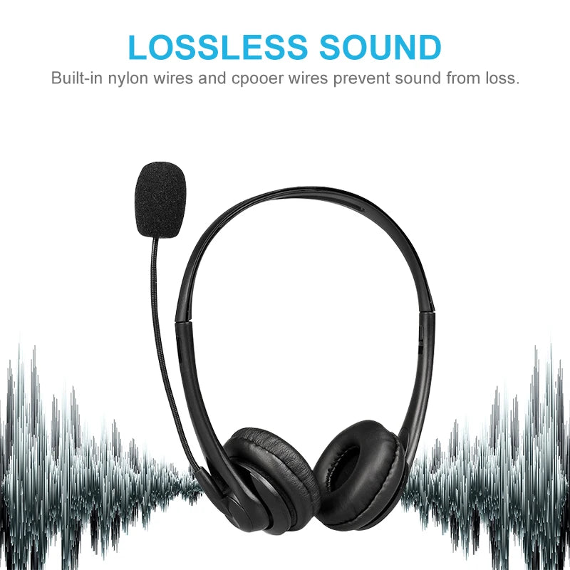 MPOW USB Wired Office Headset