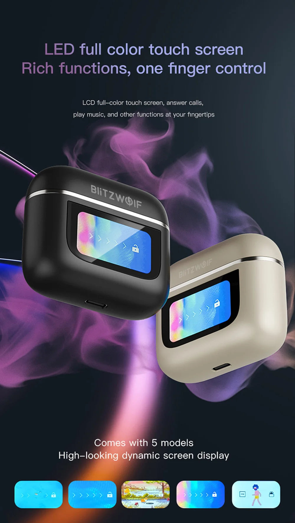 BLITZWOLF BW-FYE16 TWS Bluetooth Wireless Earphones
