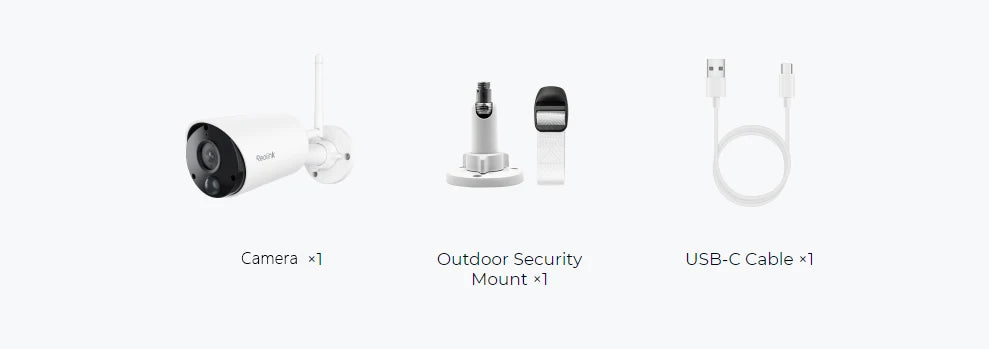 REOLINK Argus Series 3MP Solar Powered Smart Home Security Camera