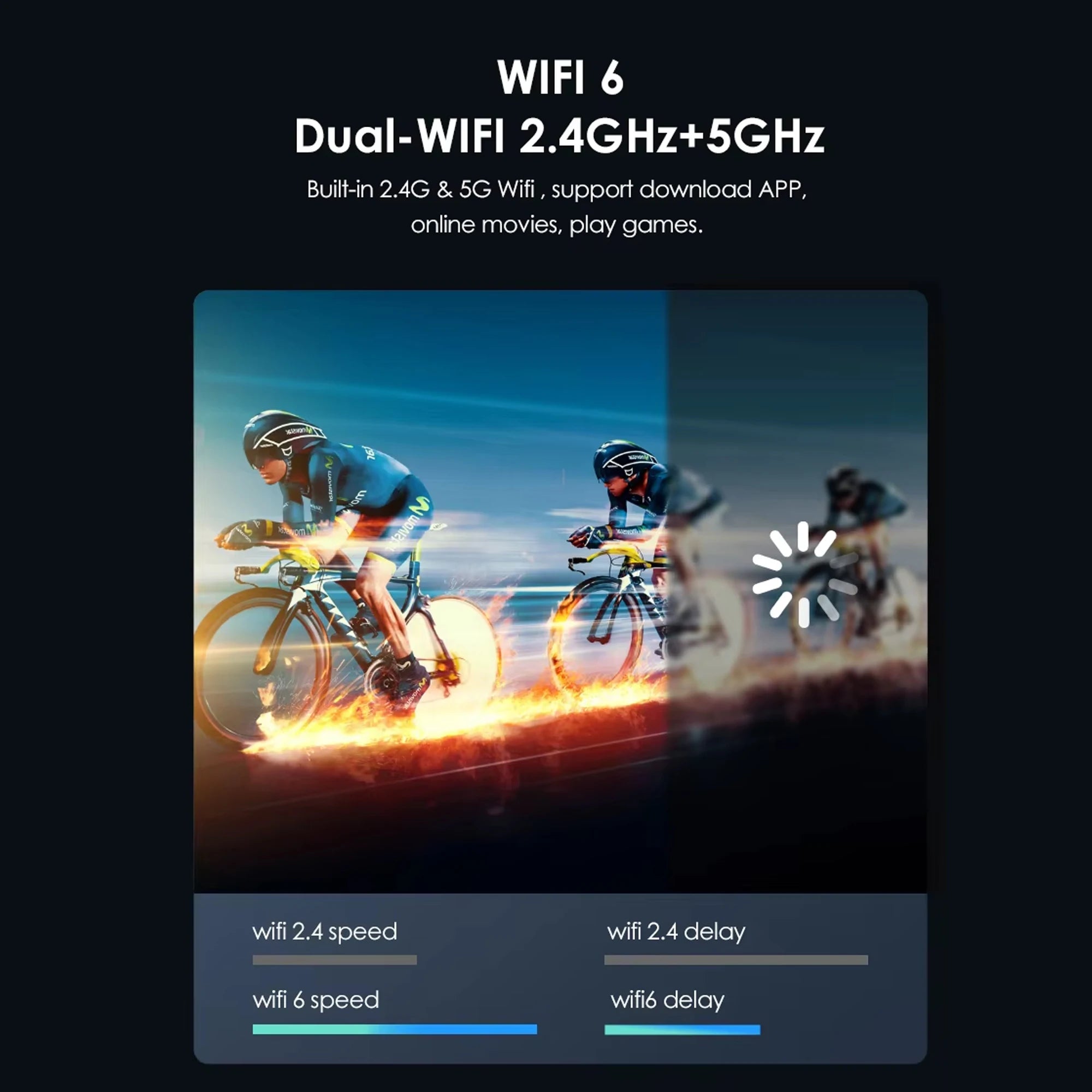 HORLAT T03 Max 40000 Lumens 4K UHD Smart Home Cinema Projector & Stand