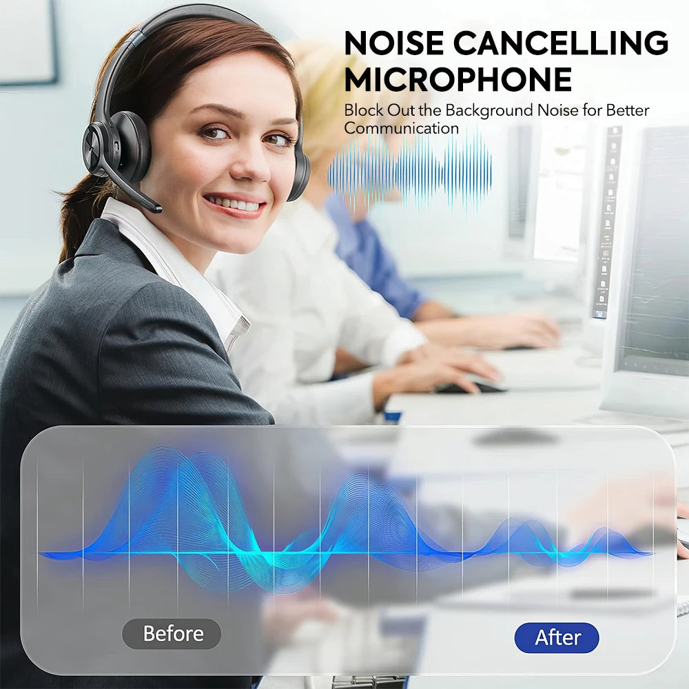 MPOW HC9 Bluetooth Wireless Office Headset