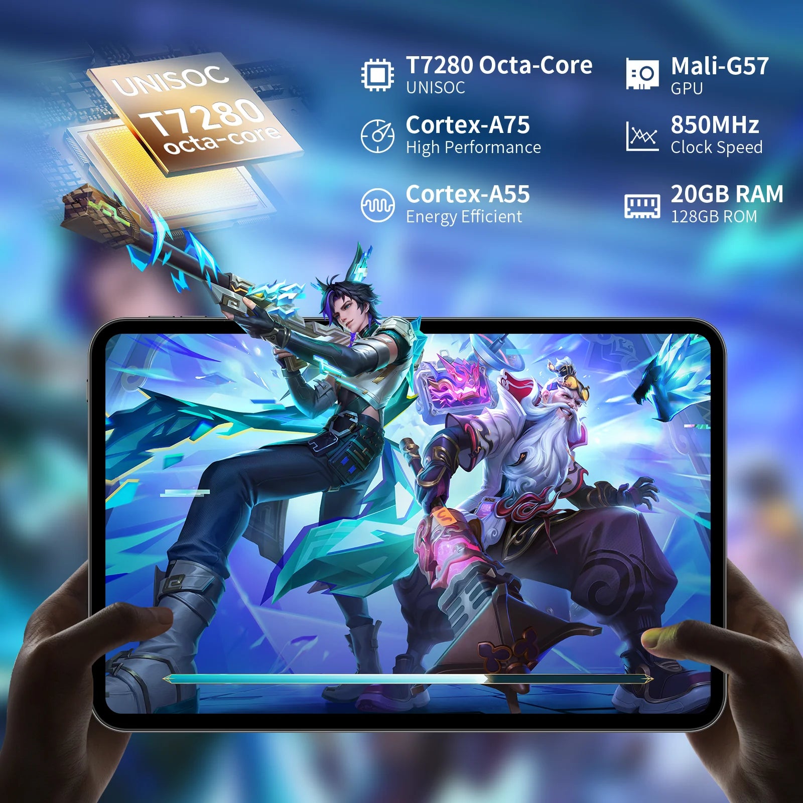 TECLAST T65 13.4" 4G Android Tablet - 128GB, Grey