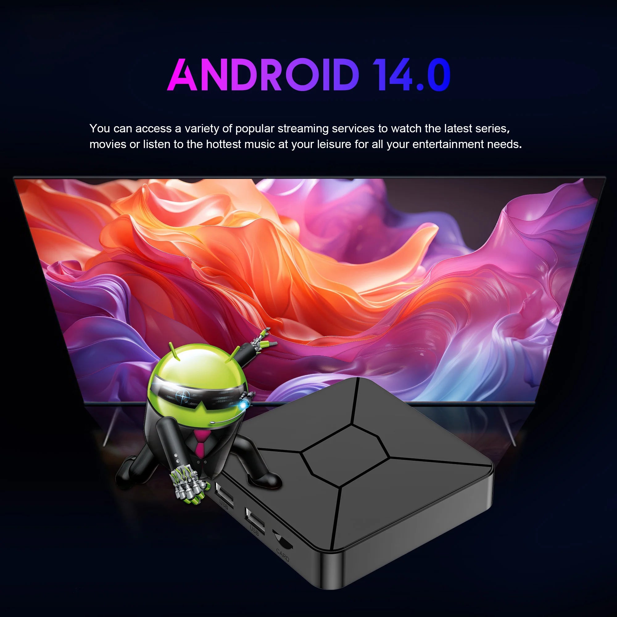 MORTAL Q5 Plus 4K Android TV Box with Google Assistant