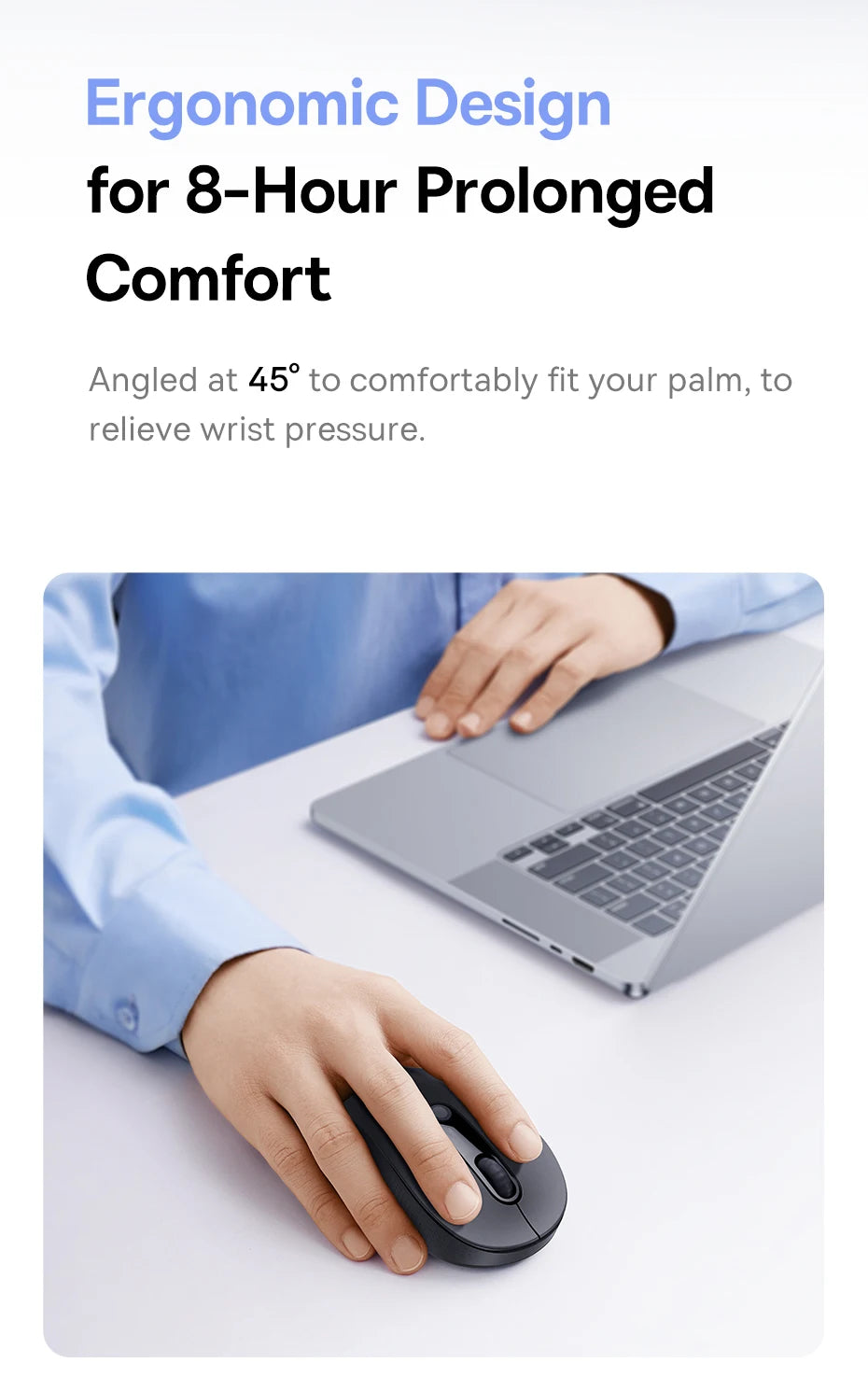 BASEUS F02 Ergonomic Bluetooth Wireless Mouse