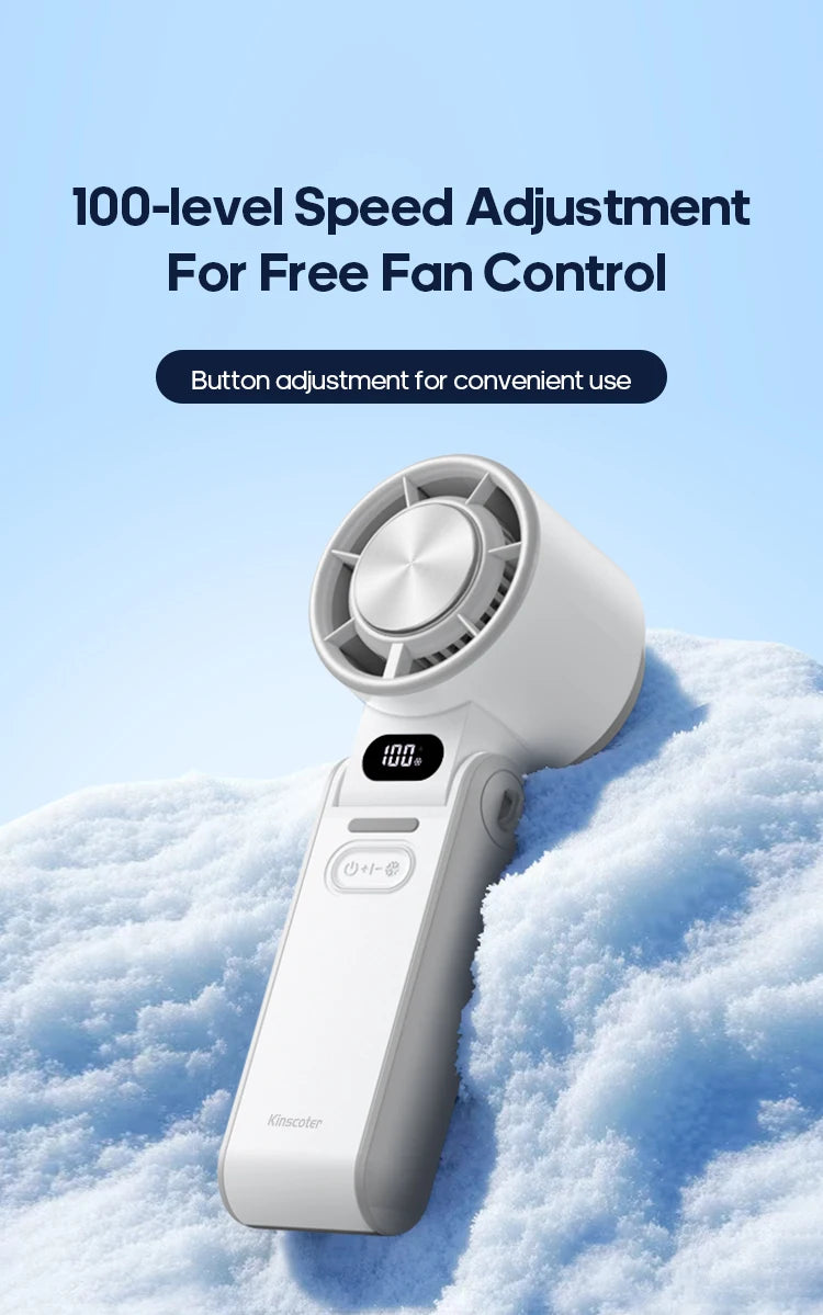 KINSCOTER F53K Rechargeable Portable Handheld Fan