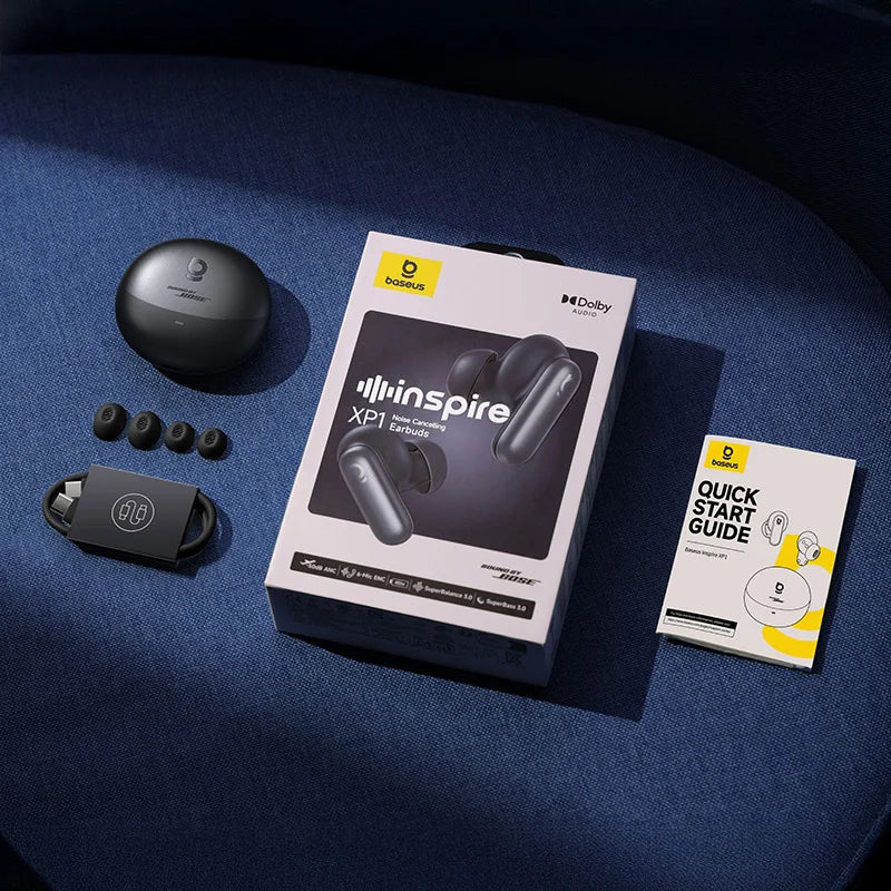 BASEUS Inspire XP1 Active Noise Cancelling Bluetooth Wireless Earbuds