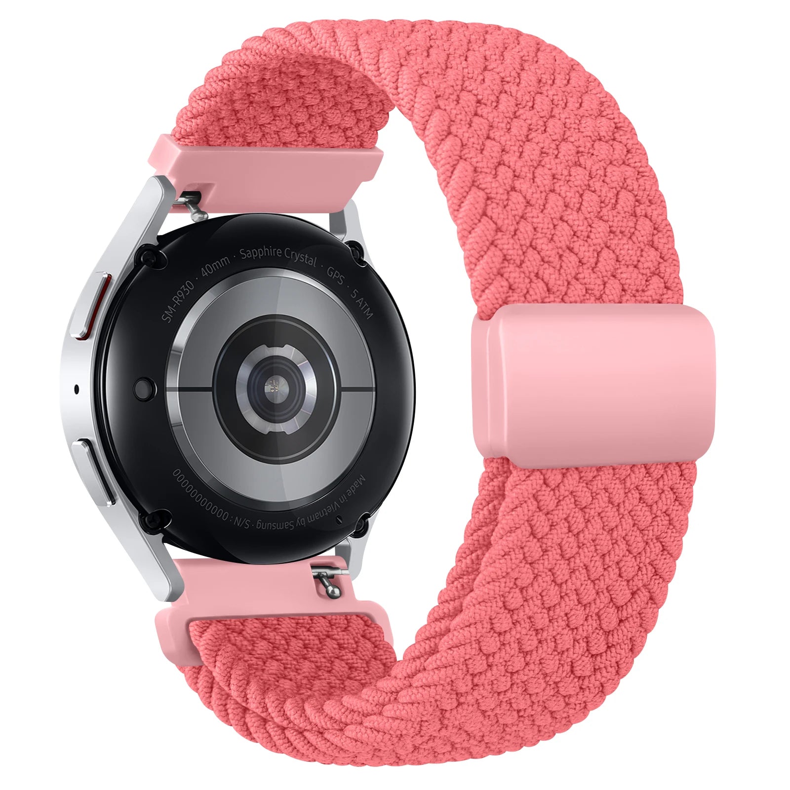 Braided Solo Loop Strap with Magnetic Buckle for Samsung Galaxy Watch