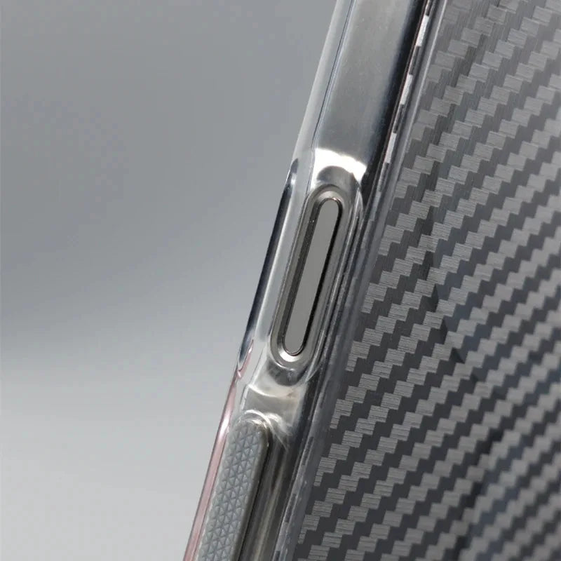 Carbon Fibre Texture MagSafe Shockproof Case for iPhone