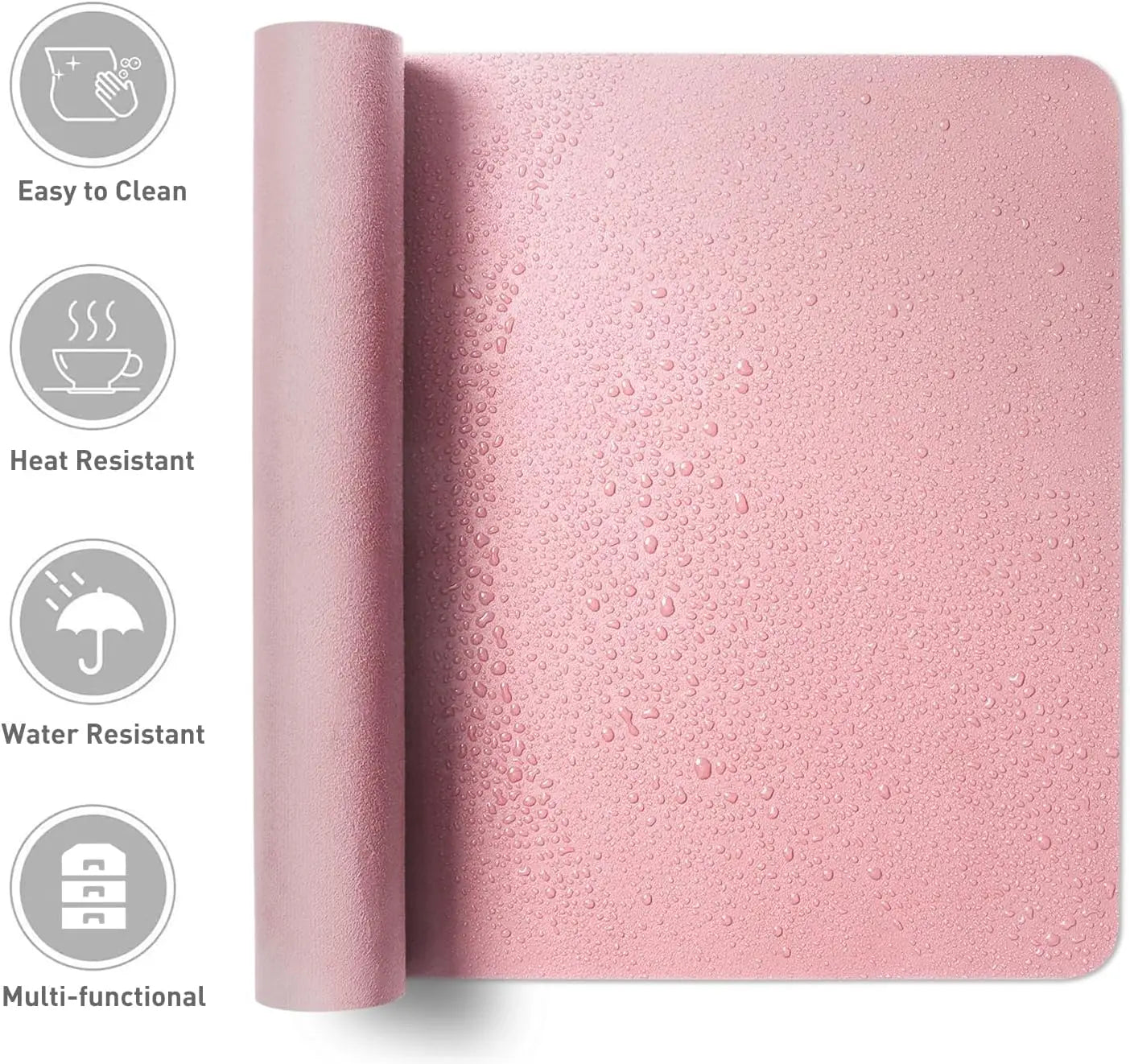 YSAGi Non-Slip PU Leather Desk Mat