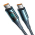 ESSAGER 100W Type-C to Type-C Charging and Data Cable with Digital Display