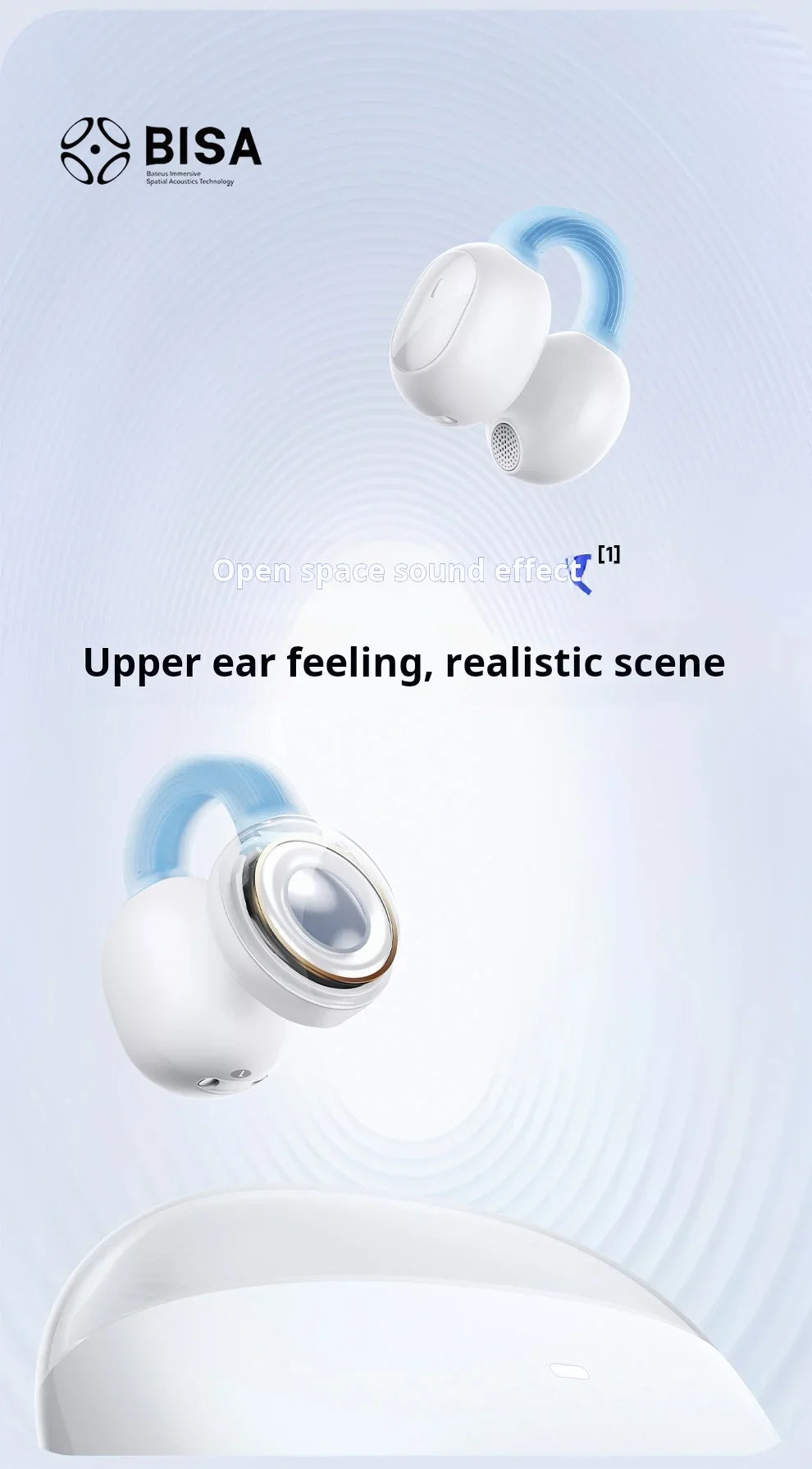 BASEUS AirGo 1 Ring Bluetooth Wireless Open-Ear Earphones
