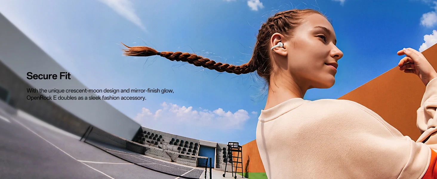 ONEODIO OpenRock E Bluetooth Wireless Open Ear Clip-On Earbuds