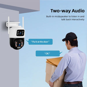 Best outdoor dual lens smart home security camera