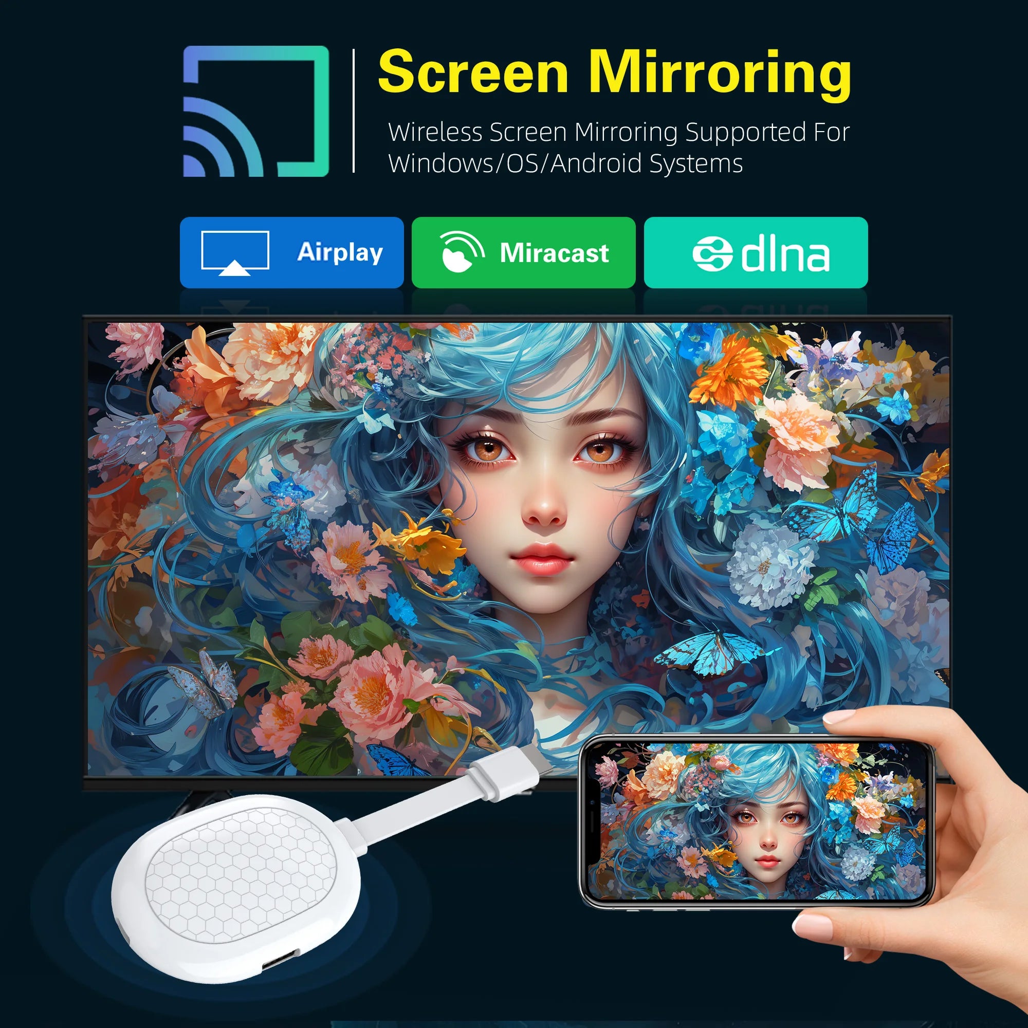 MORTAL Q2S Android TV Stick with Google Assistant