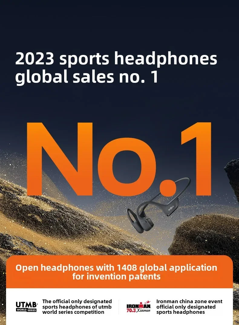 SHOKZ OpenRun Pro 2 Bone Conduction Sports Headphones