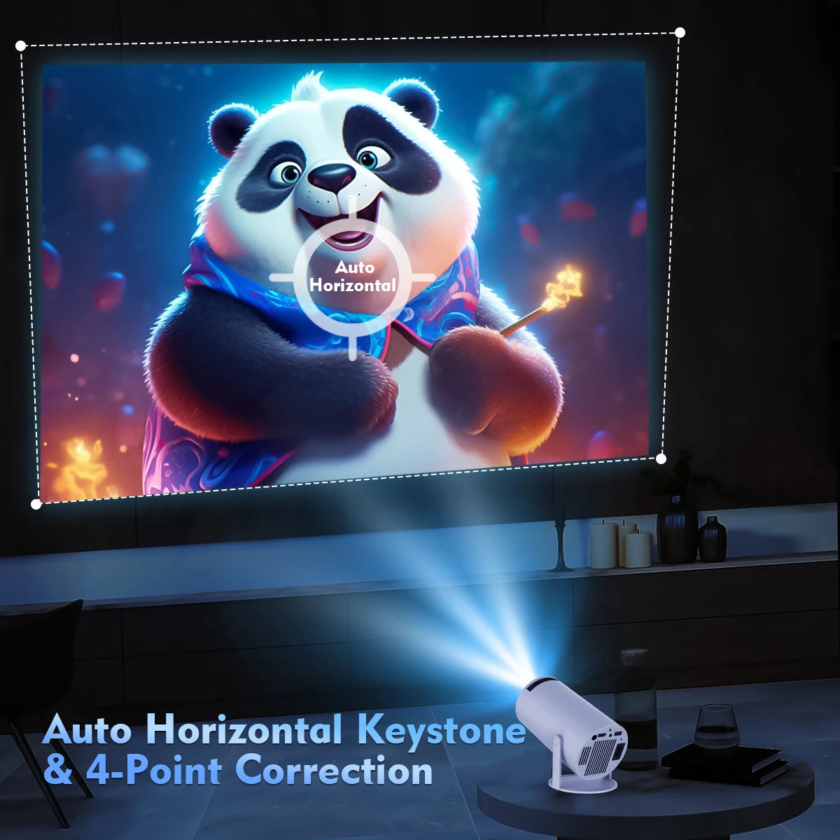 MAGCUBIC HY300 Pro Portable Bluetooth Home Cinema Projector