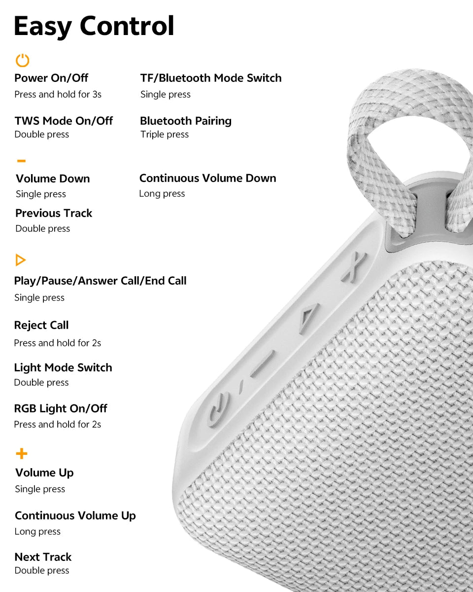 QCY SP2 Portable Mini Bluetooth Wireless Speaker