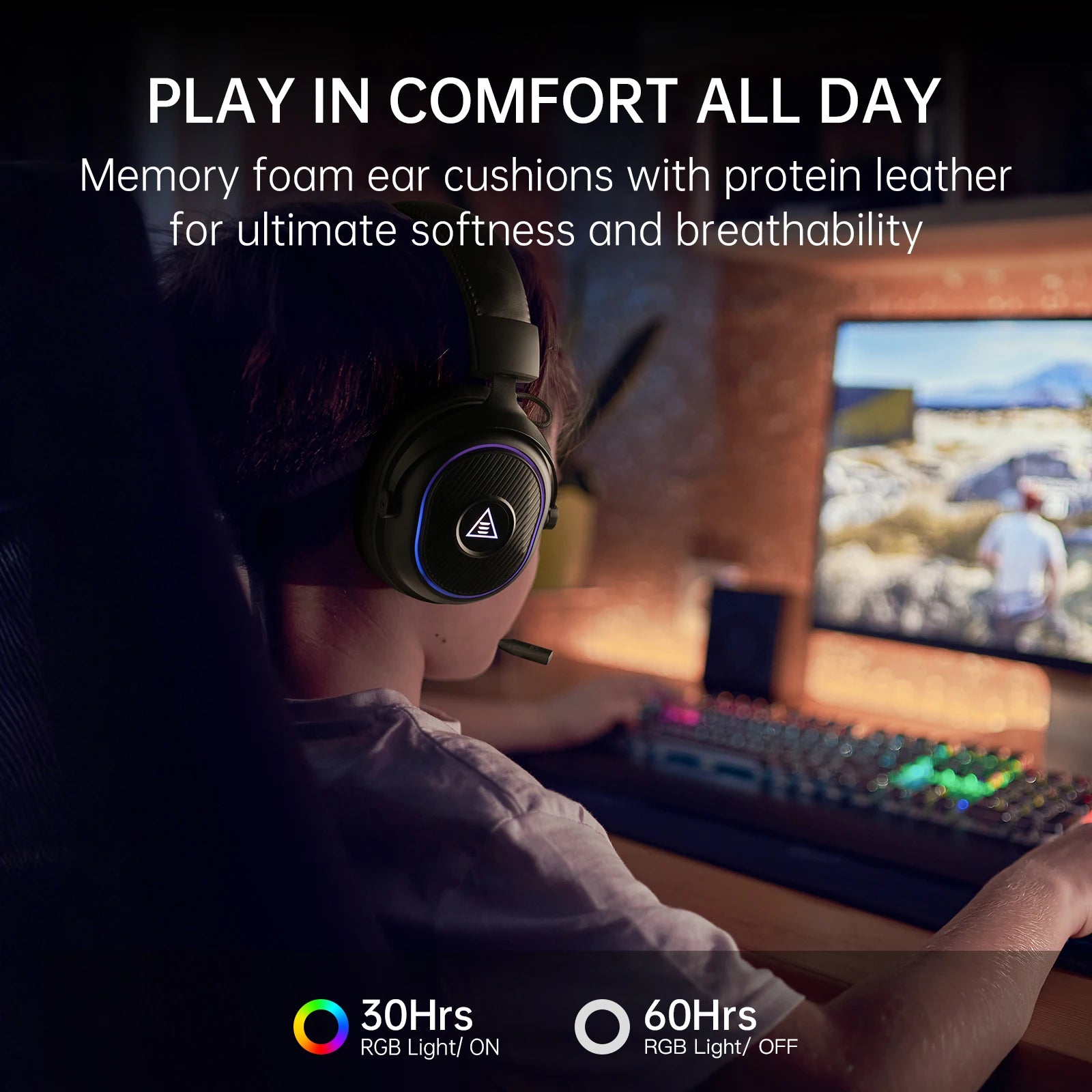 EKSA Mako Bluetooth Wireless Gaming Headset