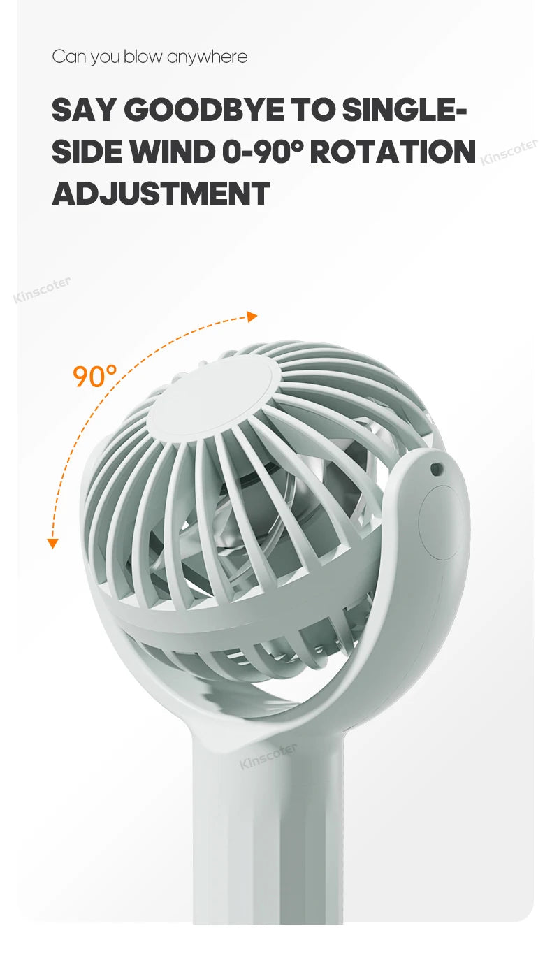 KINSCOTER DQ251 Portable Mini Handheld Fan