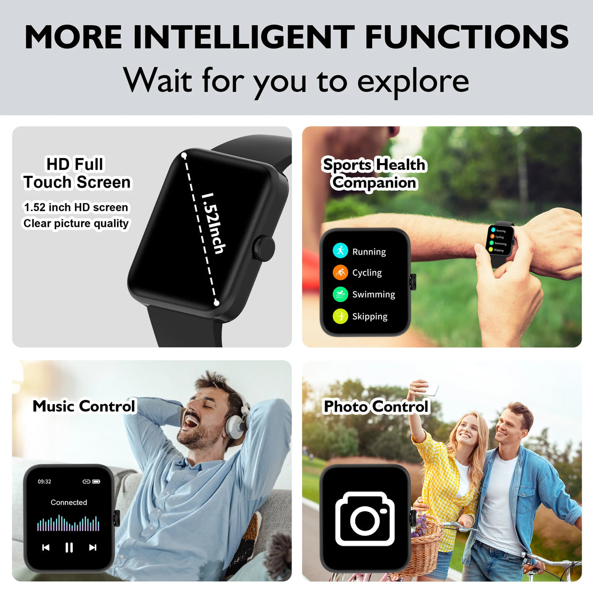 health and fitness smart watch