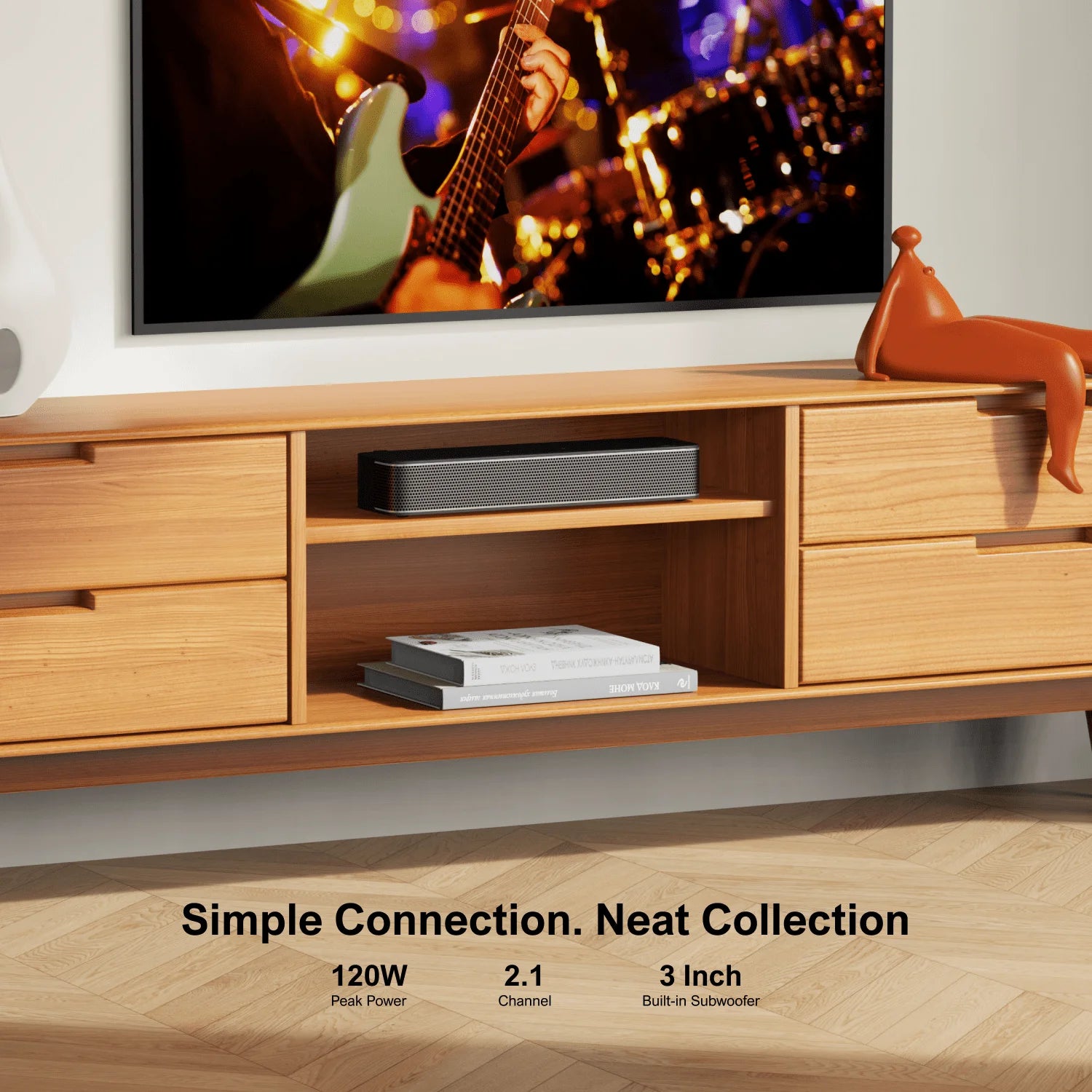 ULTIMEA Solo B30 Pro 2.1 Sound Bar with Built-in Subwoofer