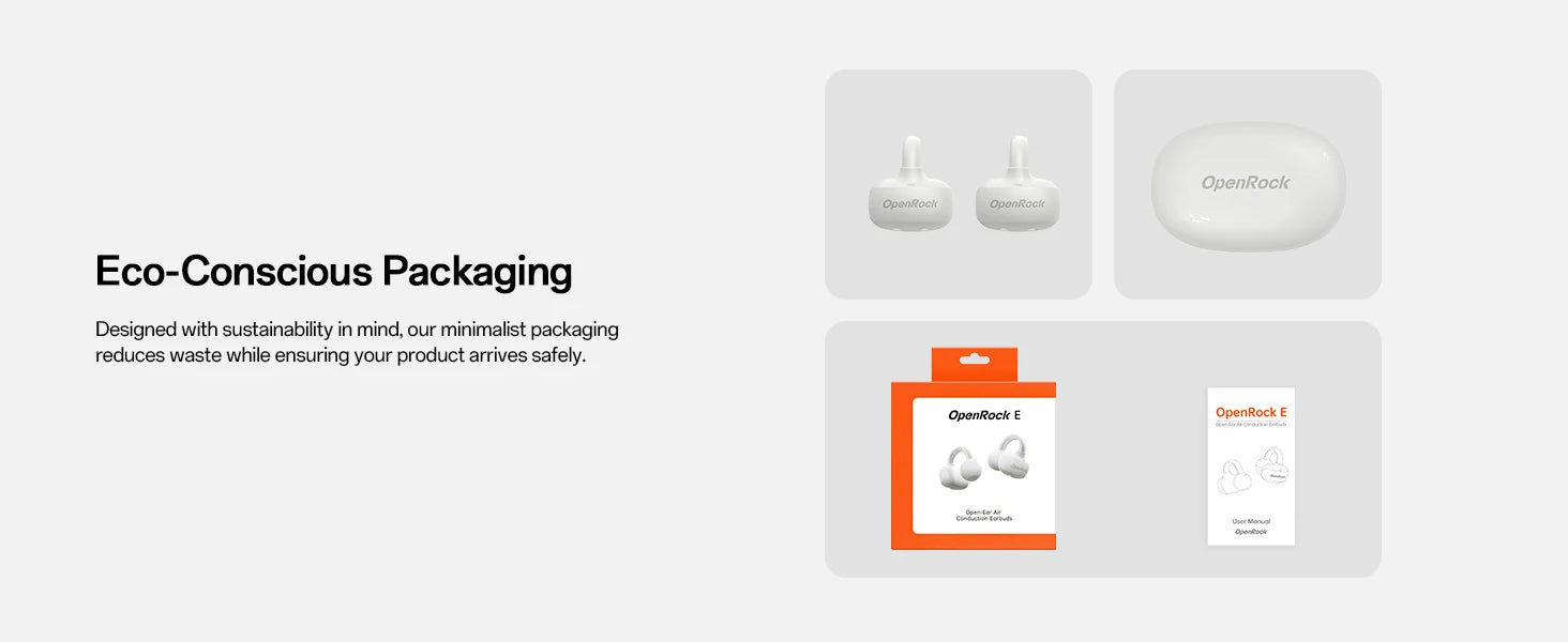 ONEODIO OpenRock E Bluetooth Wireless Open Ear Clip-On Earbuds