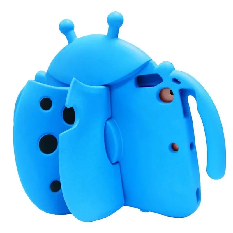 Lady Bug Cartoon Shockproof and Protective iPad Case for Kids