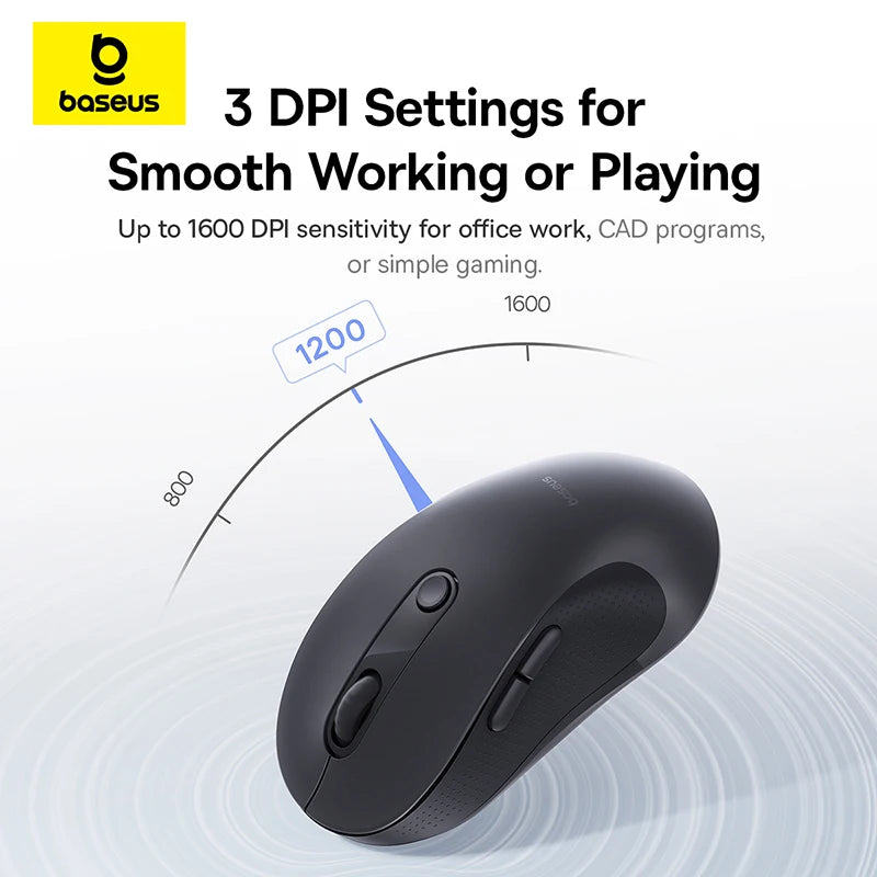 BASEUS F02 Ergonomic Bluetooth Wireless Mouse