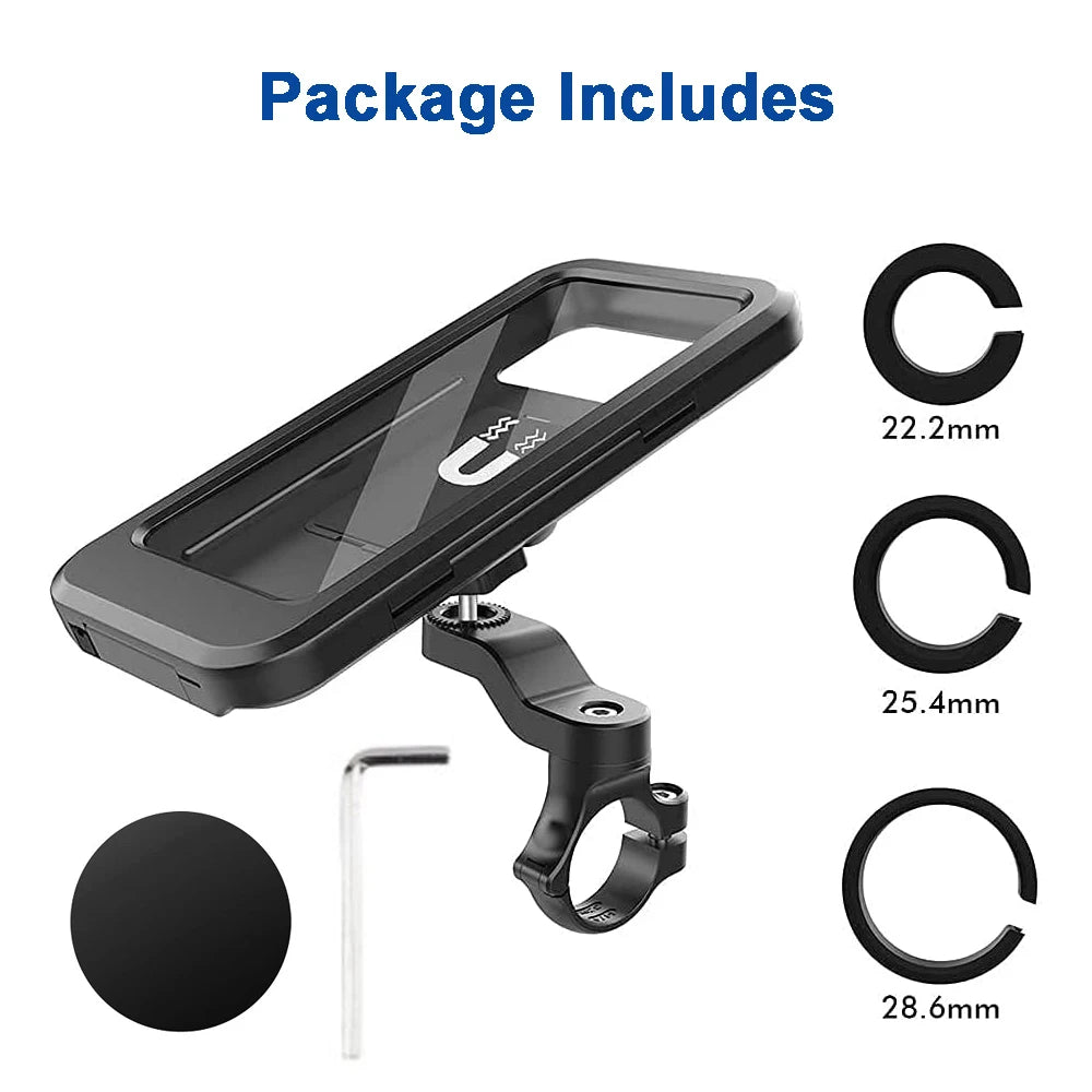 UNTOOM 360° Universal Magnetic Waterproof Bike Phone Mount