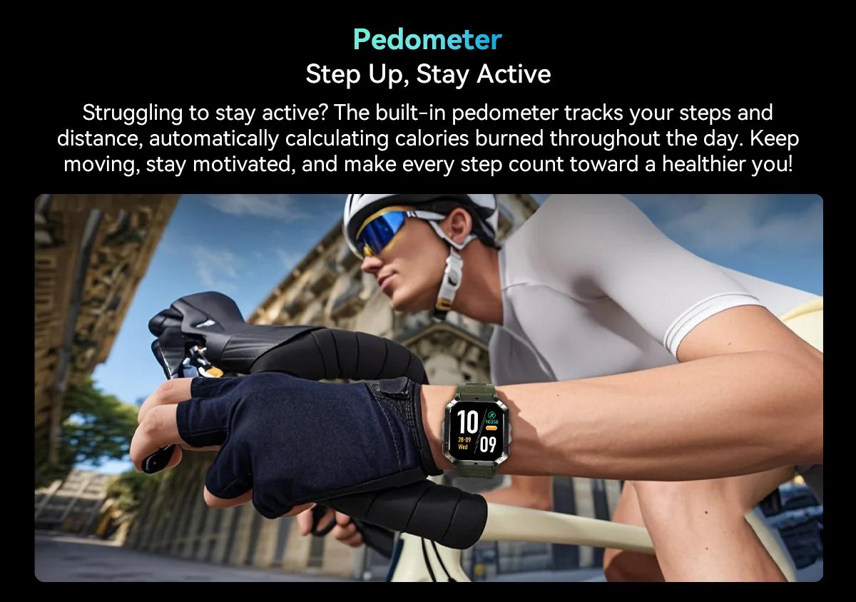 BLACKVIEW W70 2.01" Tactical Smart Watch