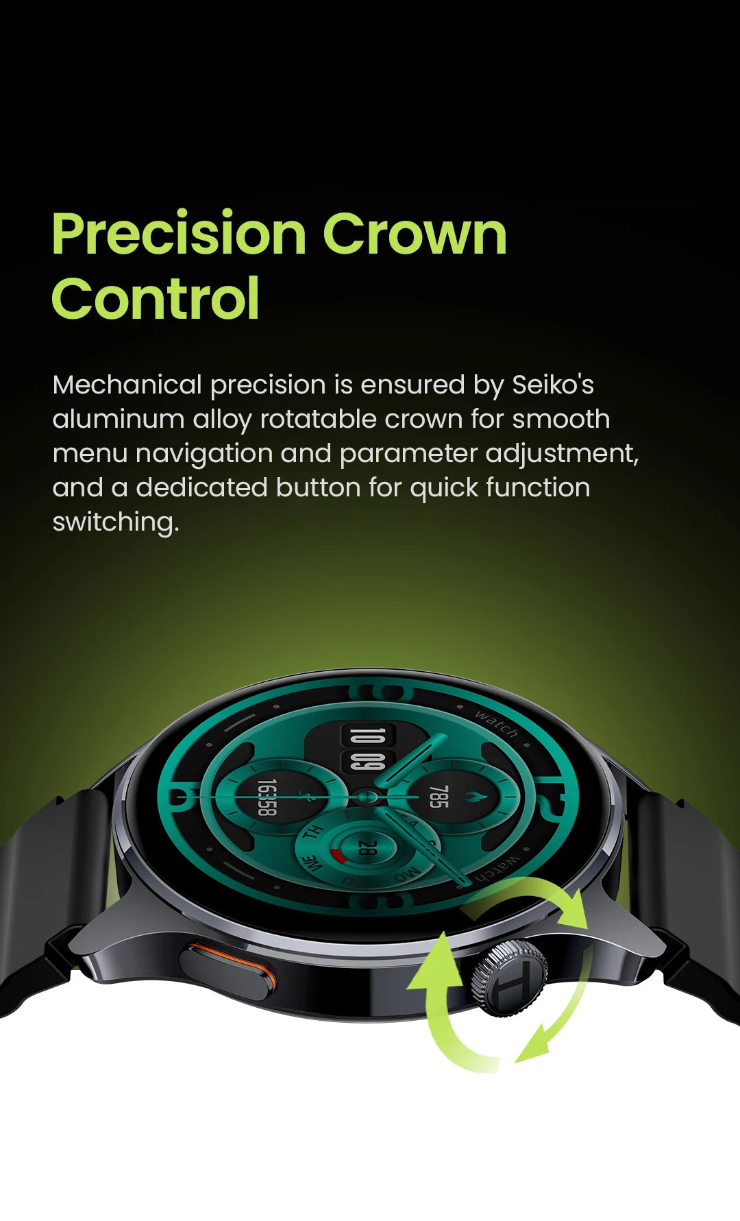 HAYLOU Watch 4S 1.43" AMOLED GPS Smart Watch